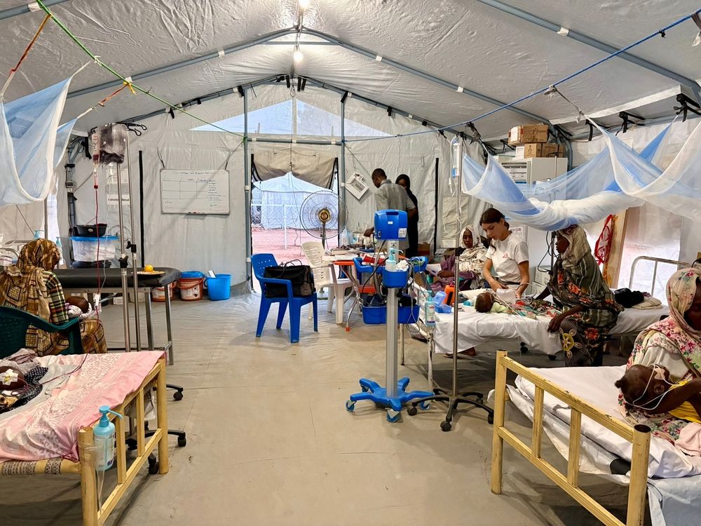 塔維拉醫院的兒科深切治療病房。