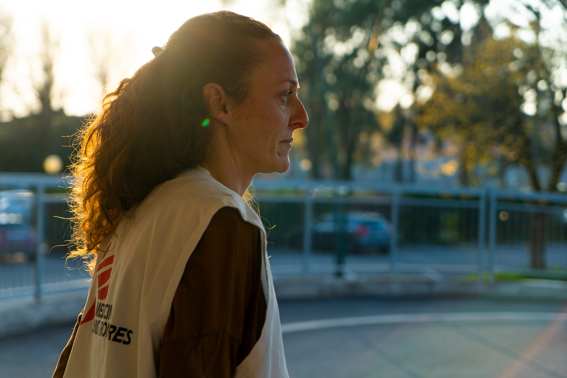 “Today we’re helping them to fight the pandemic safely, so they can continue their work taking care of all patients, those affected by COVID-19 and all other patients who need treatment,&quot; says Carlotta Berutti, coordinator of the MSF project in Lodi province, Codogno hospital. © Davide Arcuri