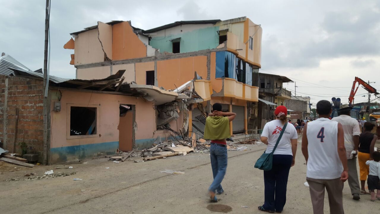 MSF Earthquake In Ecuador People Are Very Scared