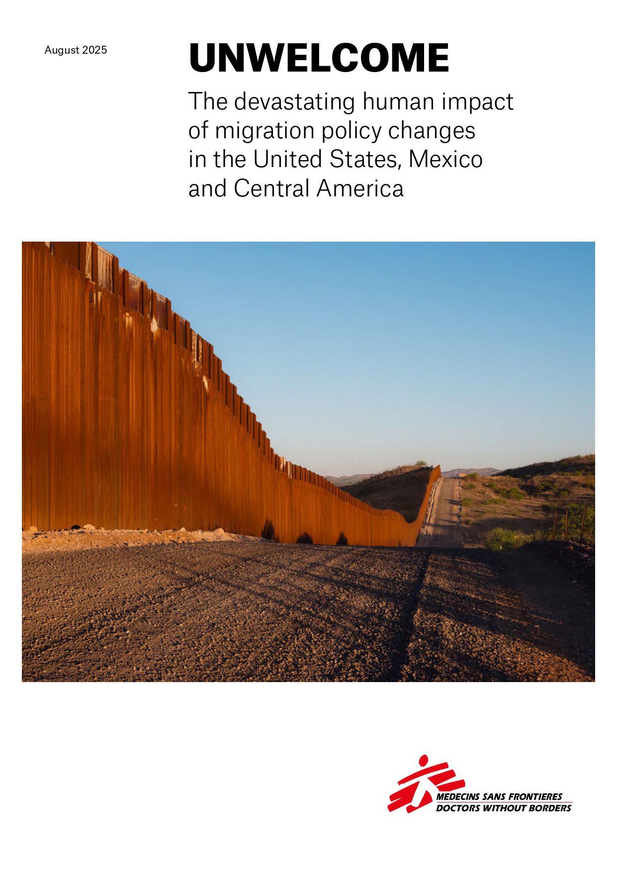 202508 MSF Report Unwelcome Cover