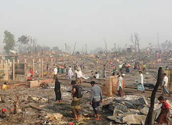Devastating Fire Tears Through Rohingya Refugee Camp | MSF Hong Kong