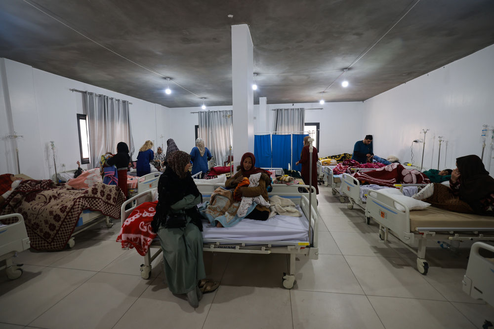 拉法印尼戰地髷院，攝於2024年1月。© MSF